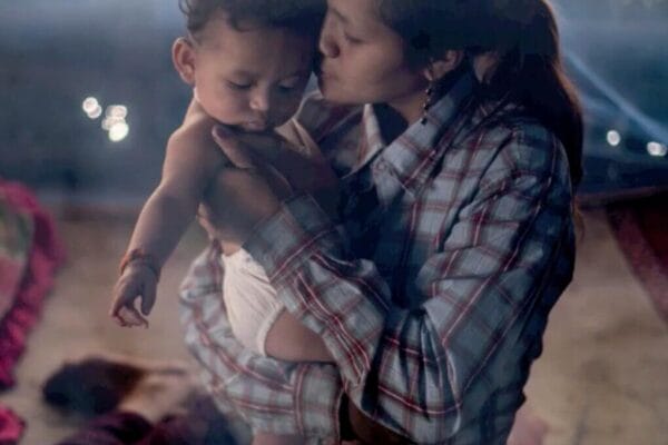 Khmer mother and her son, Sok Chea