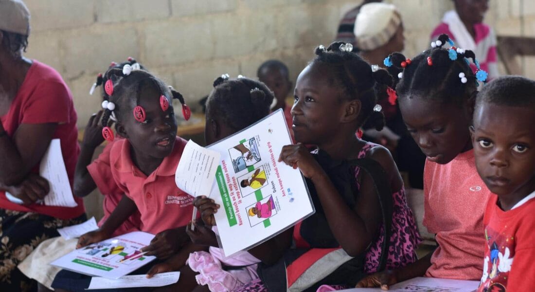 Sustainable community health classes in Haiti